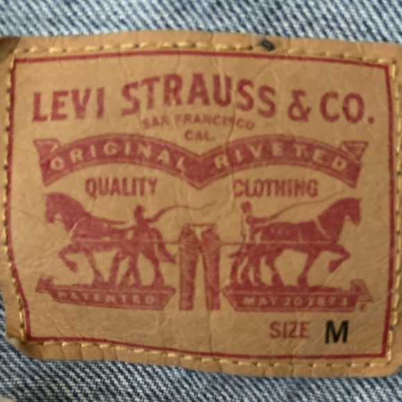 Levi's Classic Blue Denim Jacket/M - Picture 4 of 6